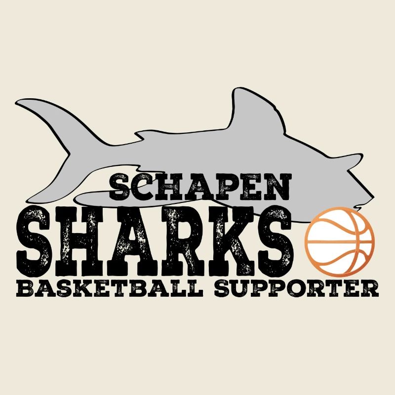 Sharks Supporter WHITE Rust Orange Ball