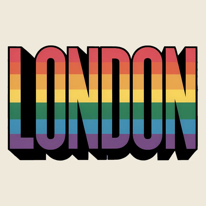 Londres - Logo de la ville queer cool