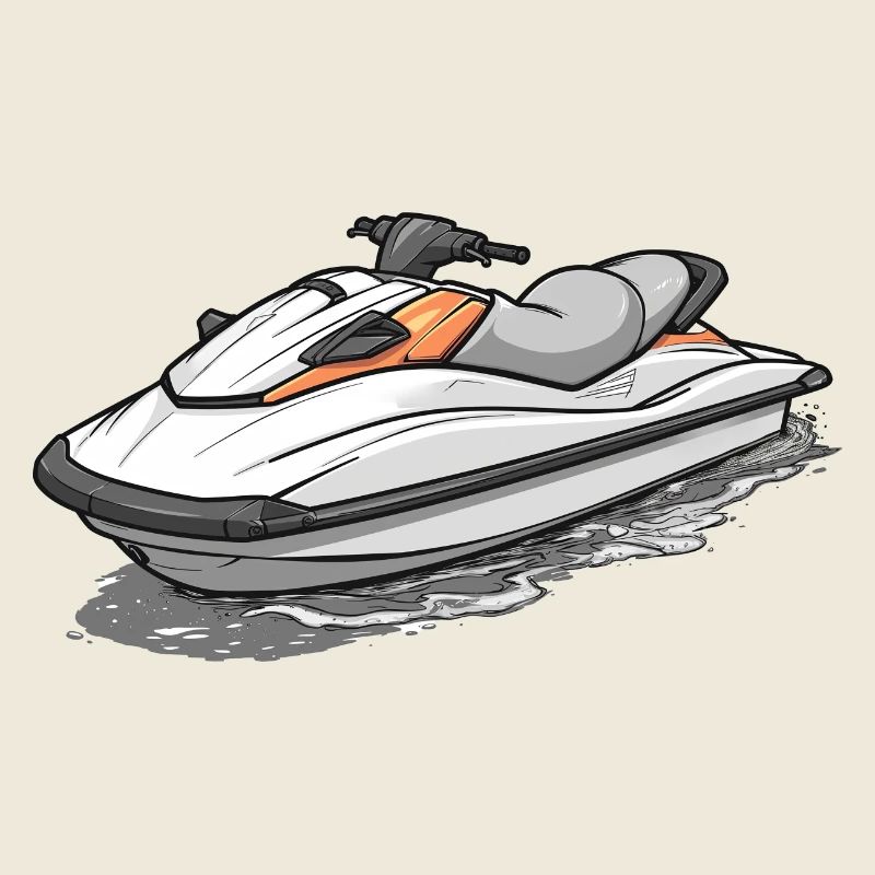 Action sur le jet ski