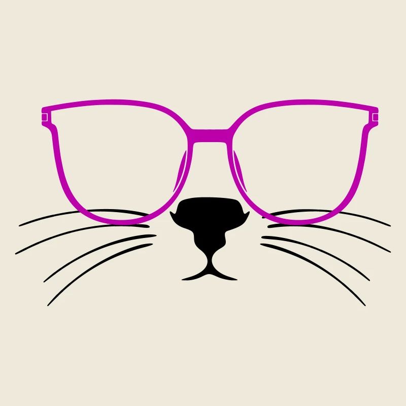 Cat Glasses Cat Lover Kitty