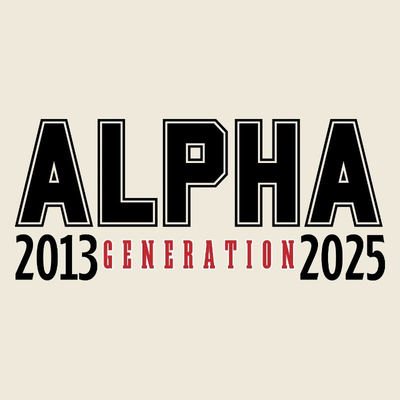 La génération alpha 2013-2025