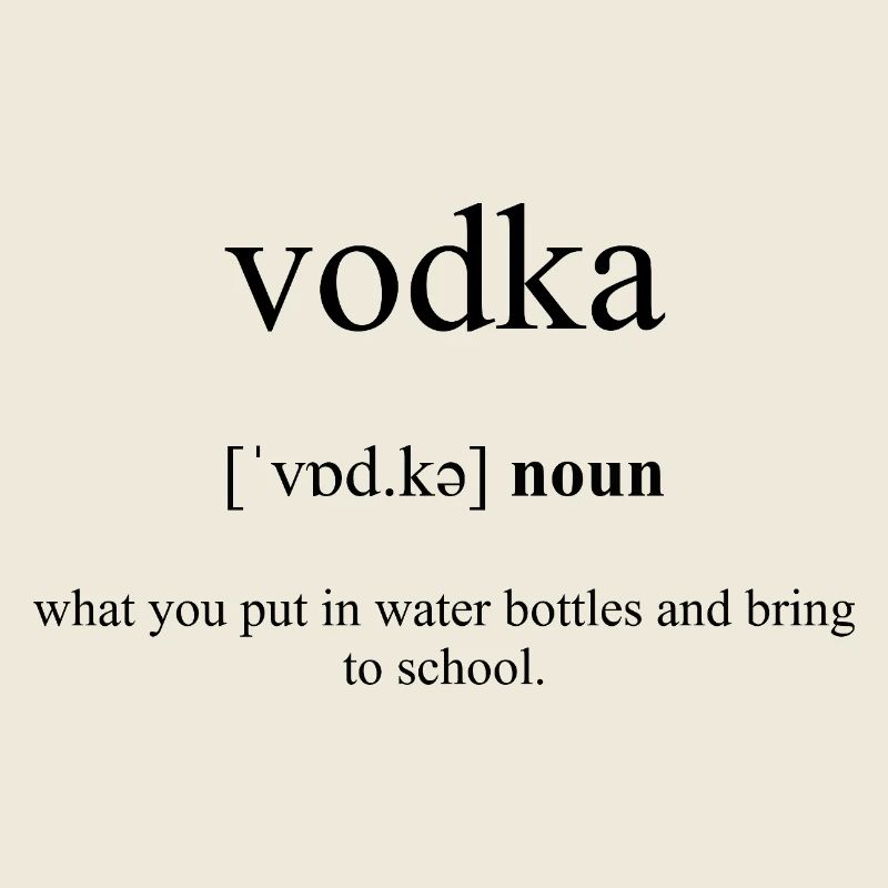 Vodka (Wodka) Definition Dictionary