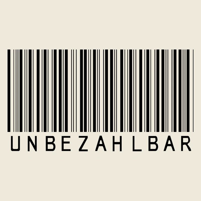 Barcode "Priceless" black