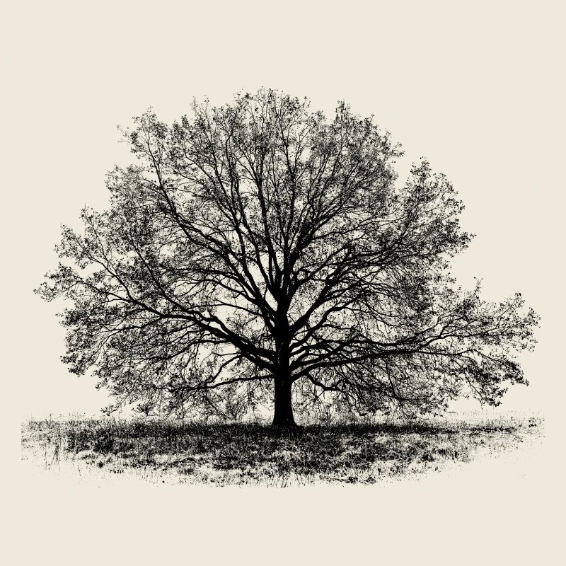 Arbre en noir