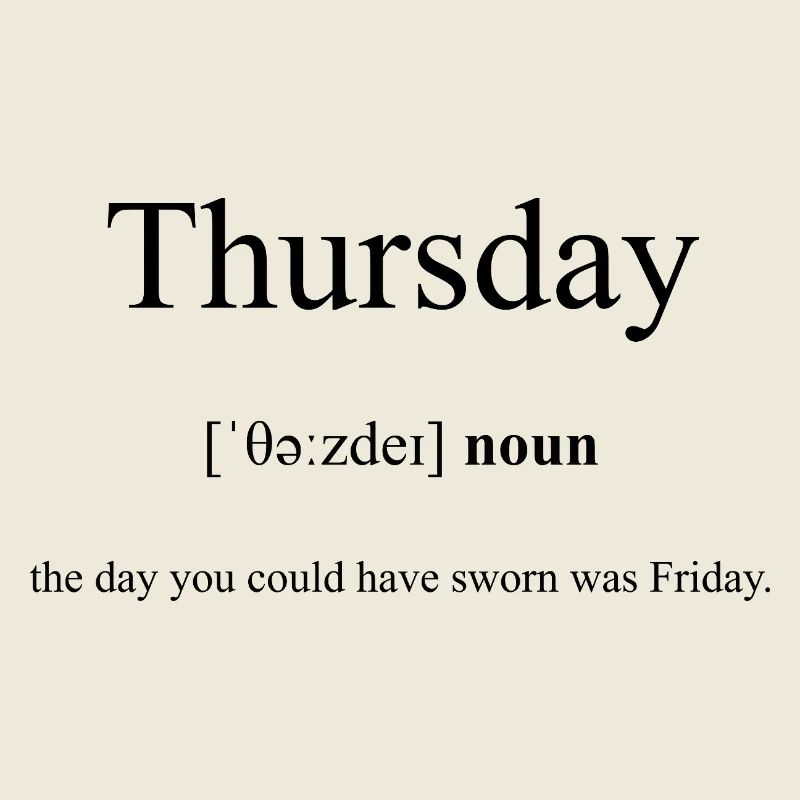 Thursday | Donnerstag Definition Dictionary