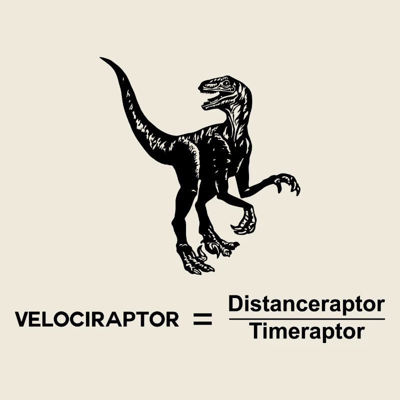 Velociraptor drôle de science Graphique