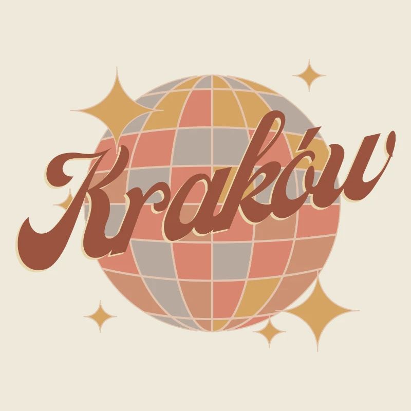 Kraków Krakow Krakow Poland Retro Vintage Design