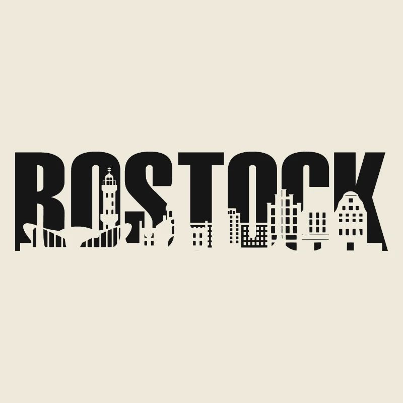 Rostock Ostsee Skyline
