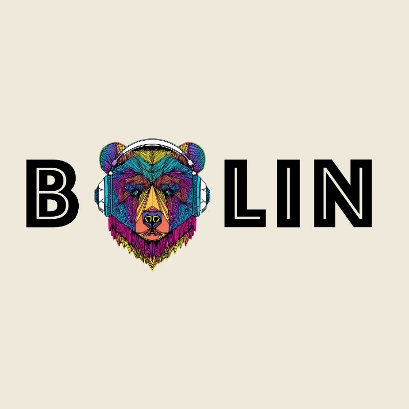 Ours de Berlin avec casque