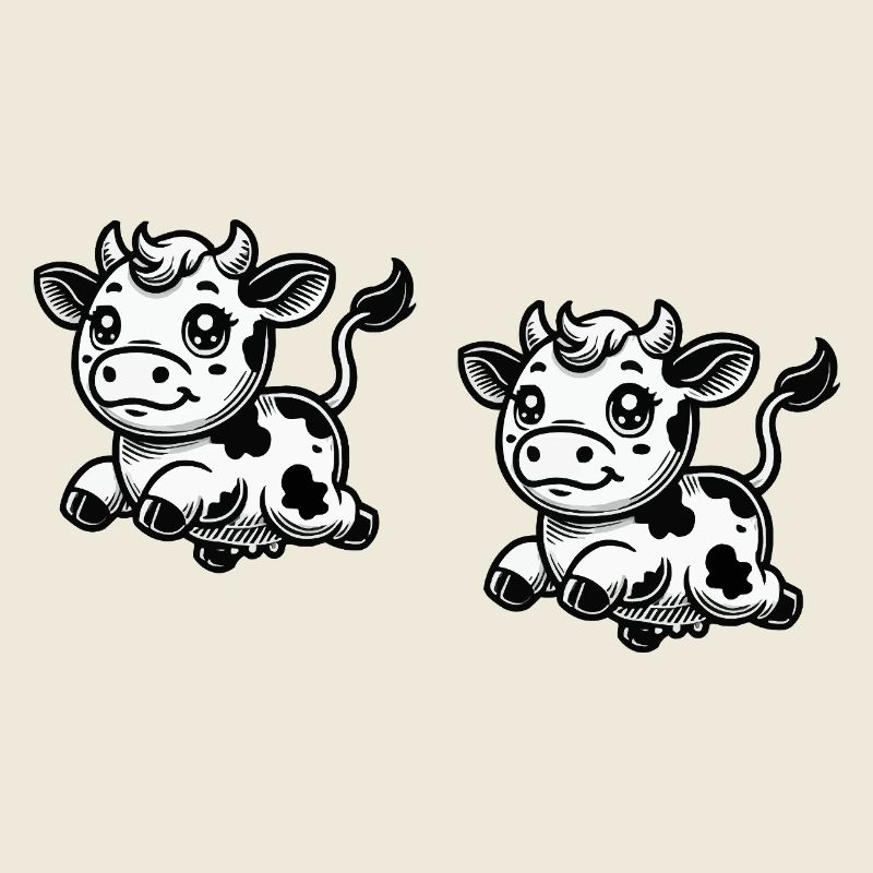 Bande dessinée de vache