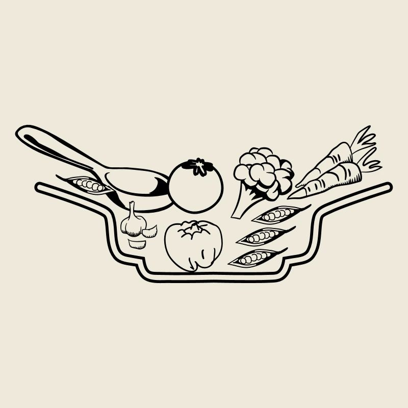 gemüse teller suppe