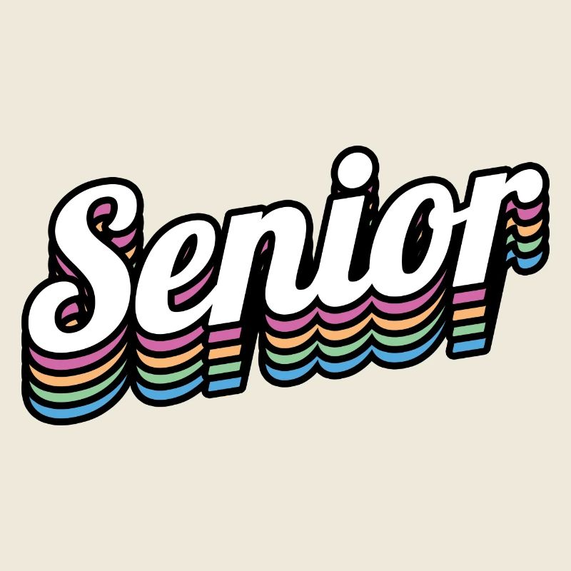 Senior - Student Class Retro Graduation Party Geschenk