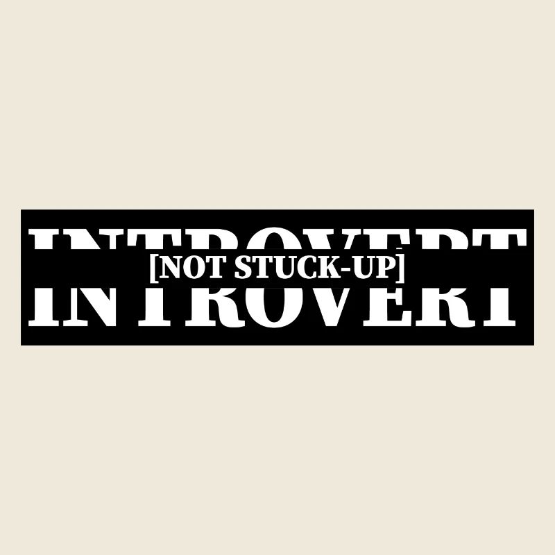 Introvertiert, nicht verklemmt