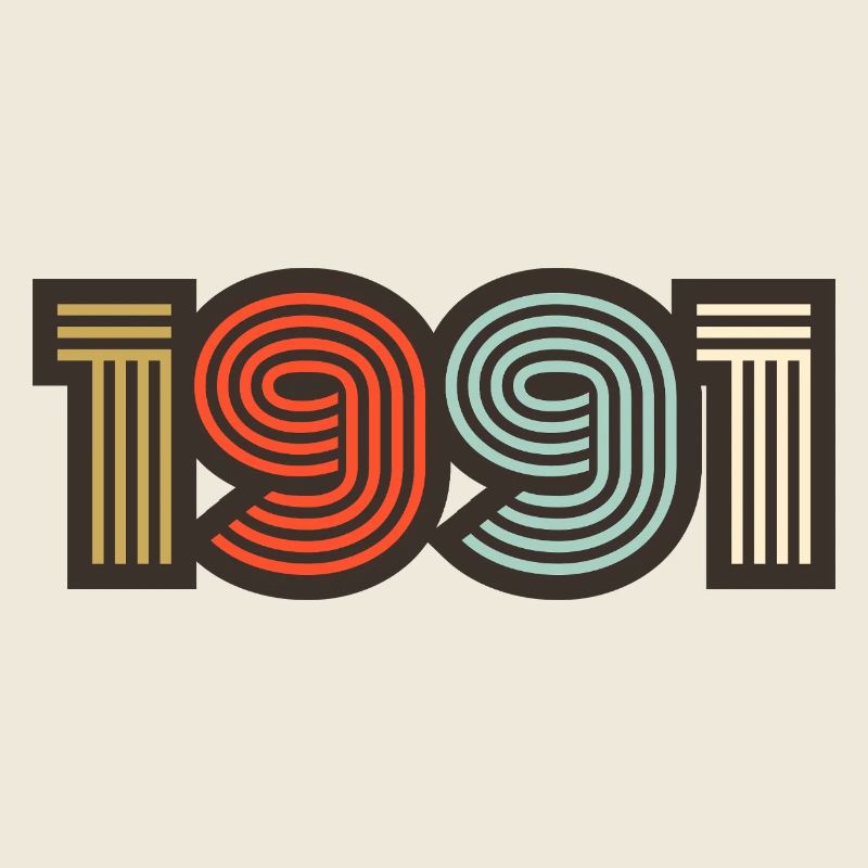 1991 Retro Jahrgang