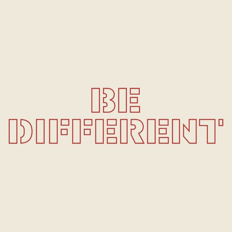 être différent