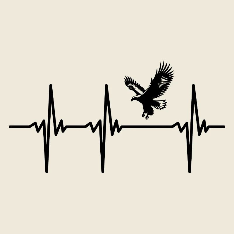 Heartbeat for eagles on broad wings