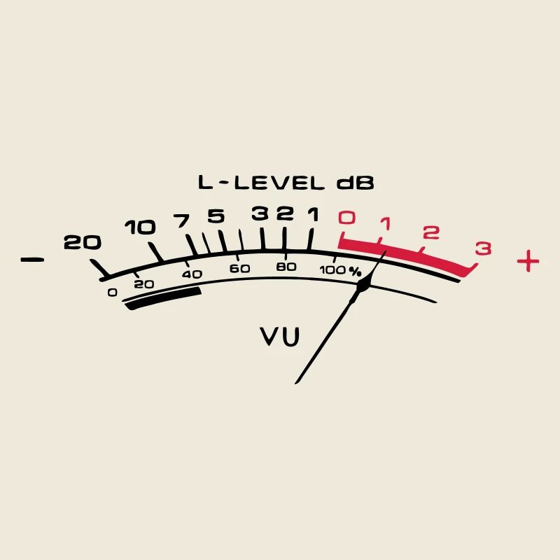 vu meter t-shirt