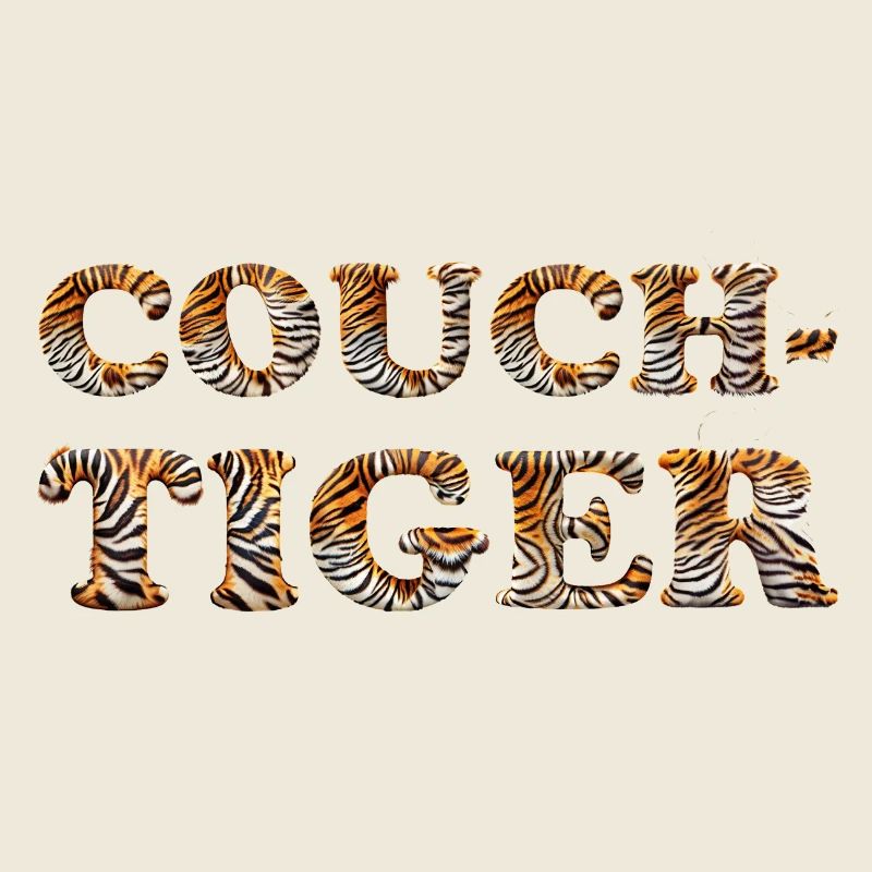 Pun ambiguous expression - couch tiger