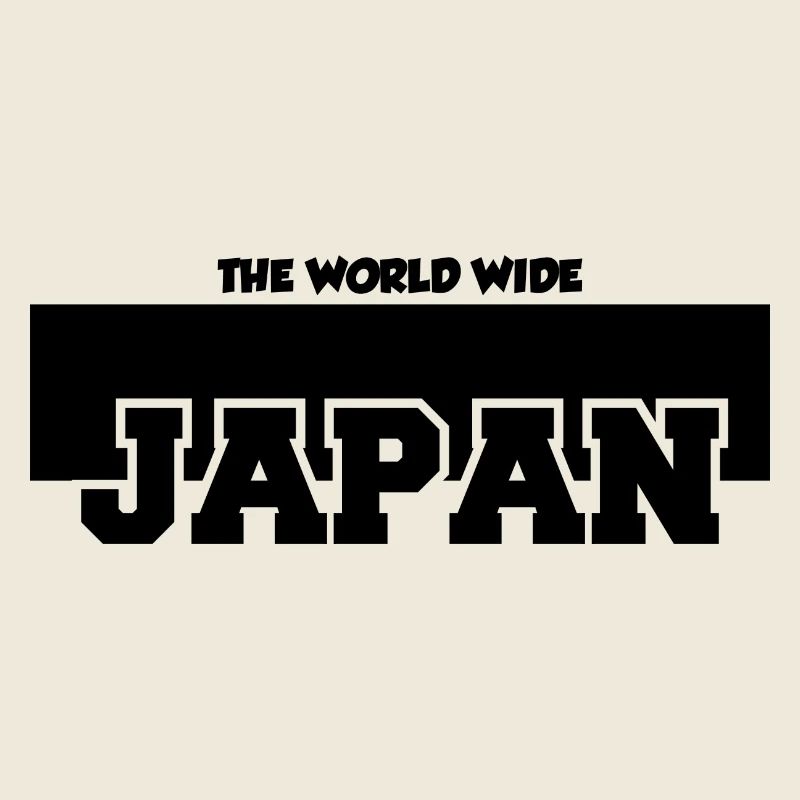 Japan Minimale Typografie