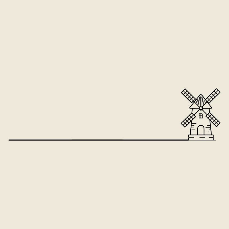 Windmühle Mühle Symbol