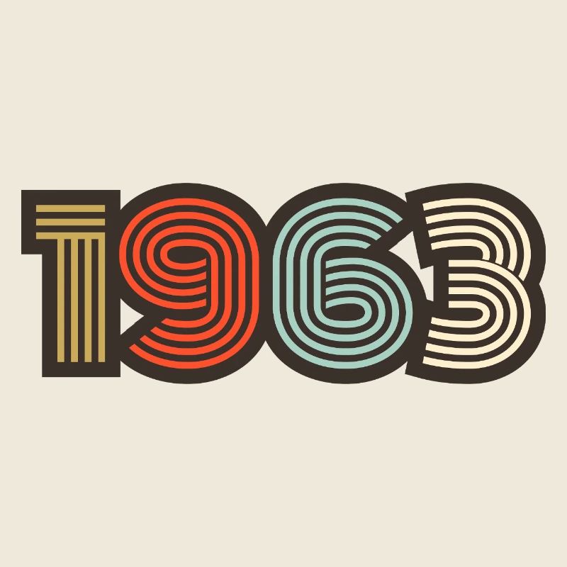 1963 rétro vintage