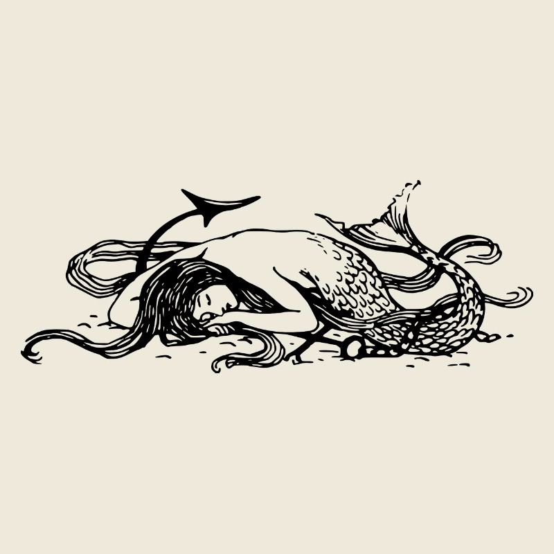 Sleeping mermaid