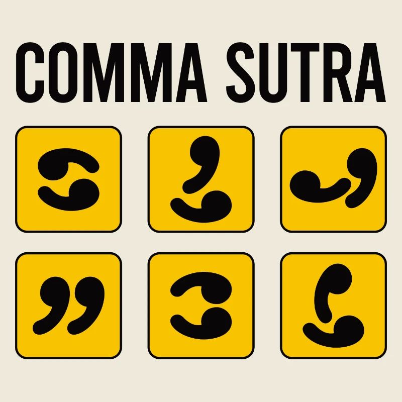 Virgule Sutra Drôle