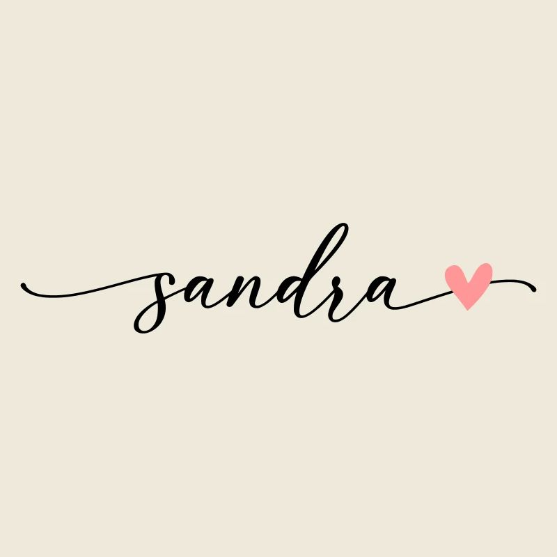 Police de calligraphie Sandra Name