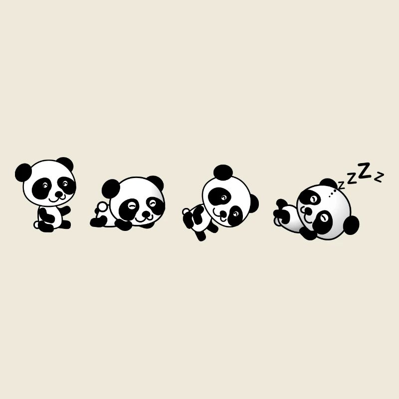 Wie Panda rolls-Panda Lover