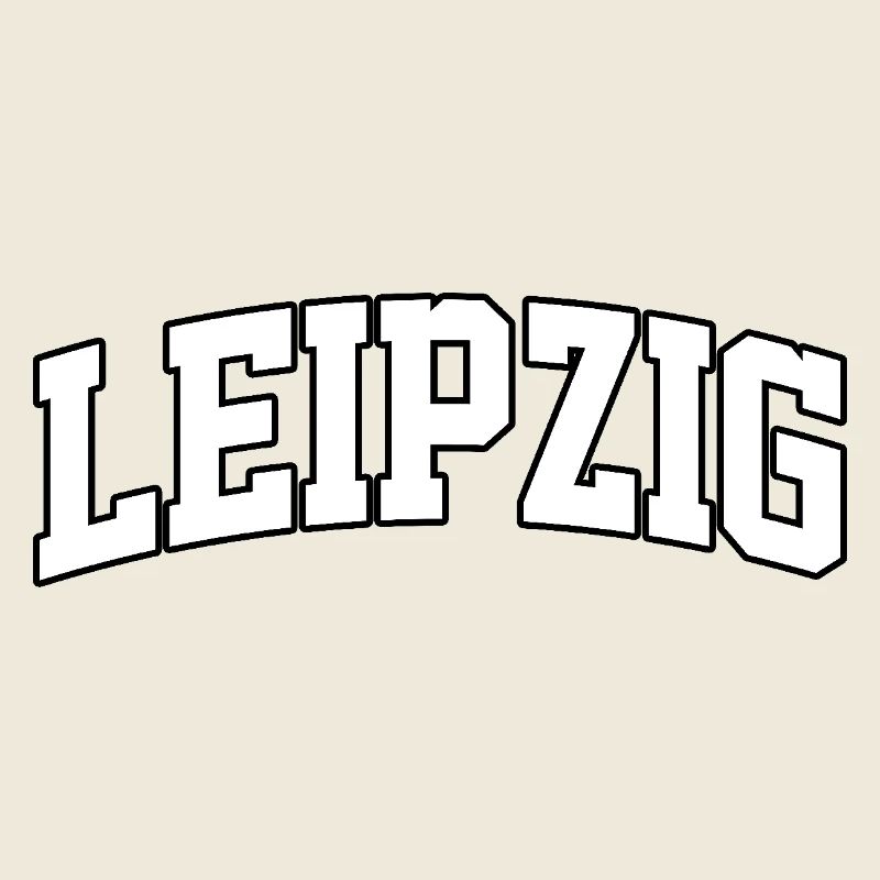 Logo Leipzig : Design collégial au style urbain al