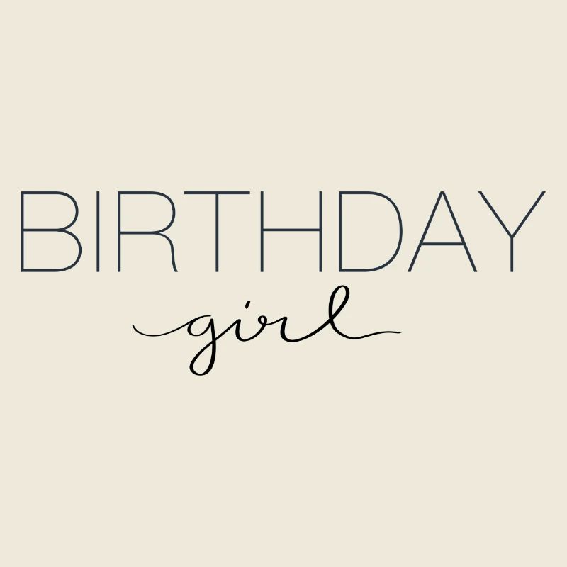 Fille d’anniversaire design élégant