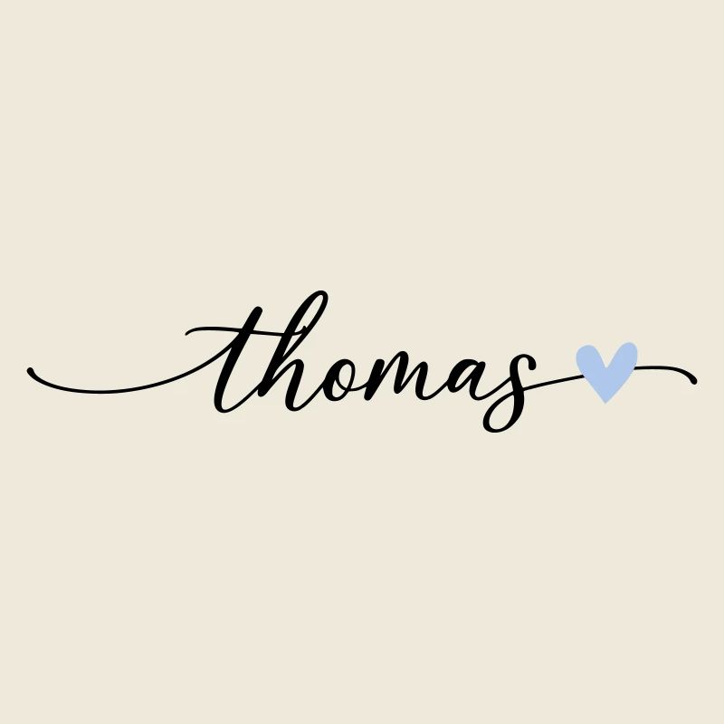 Thomas Nom Calligraphie Police
