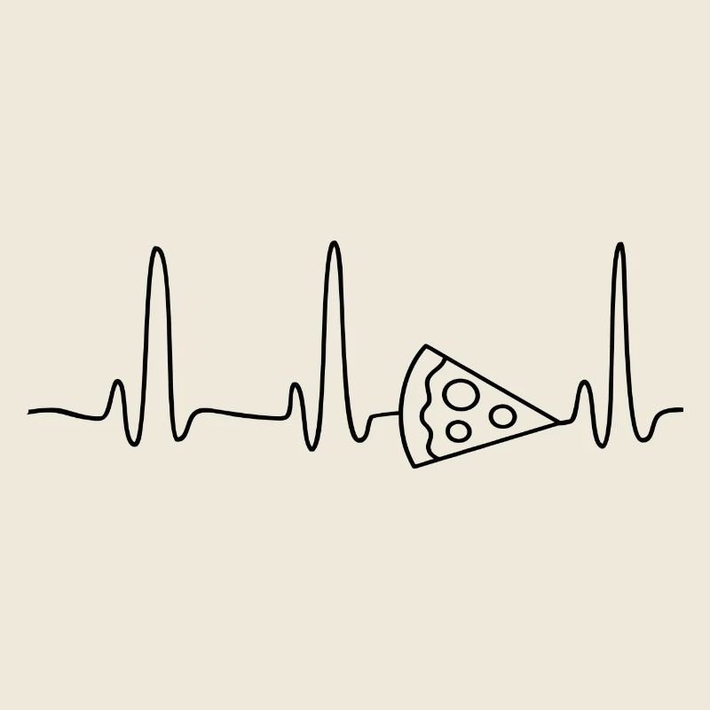 ECG HERZINIE PIZZA black