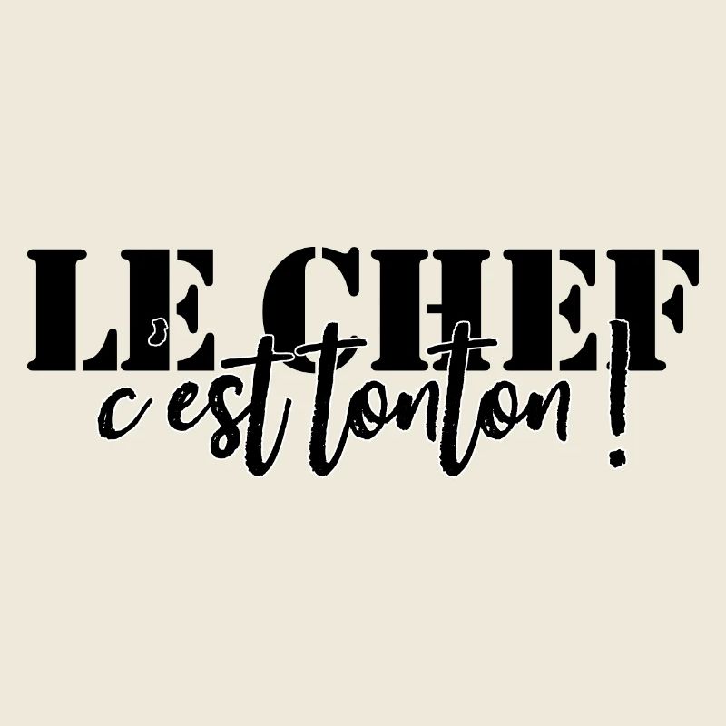 Personalized 🍴 apron The chef is UNCLE!