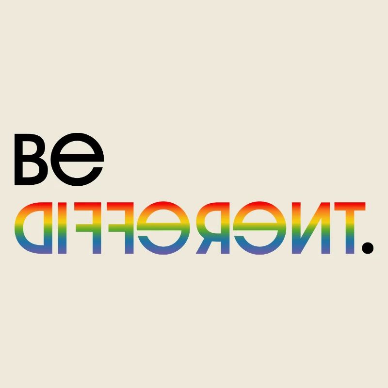 Soyez différent LGBT lgbtqi queer