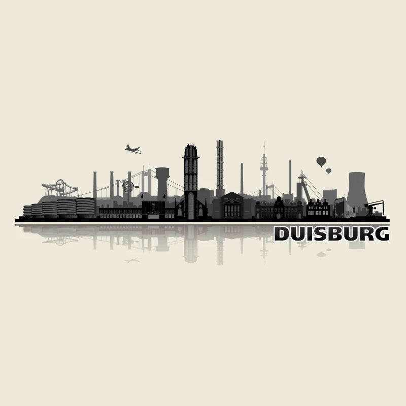 duisburg city skyline