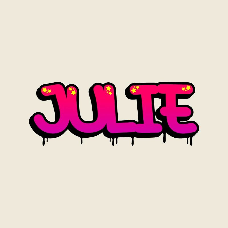Graffiti-Name Julie