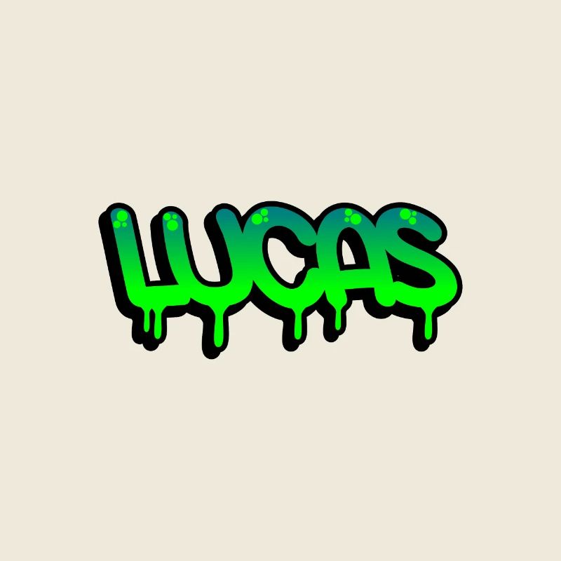 Graffiti prénom Lucas
