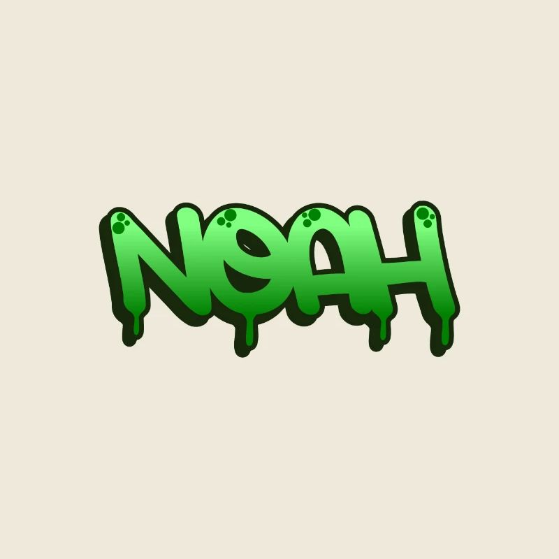 Graffiti Name Noah