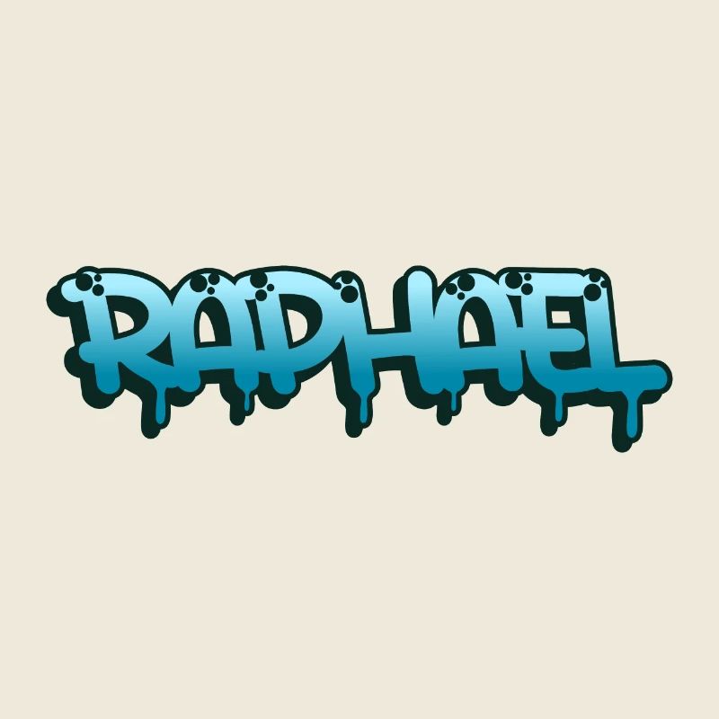 Graffiti name Raphael