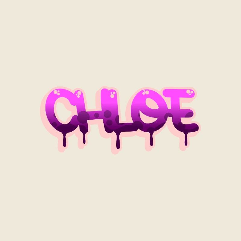 Graffiti-Name Chloe