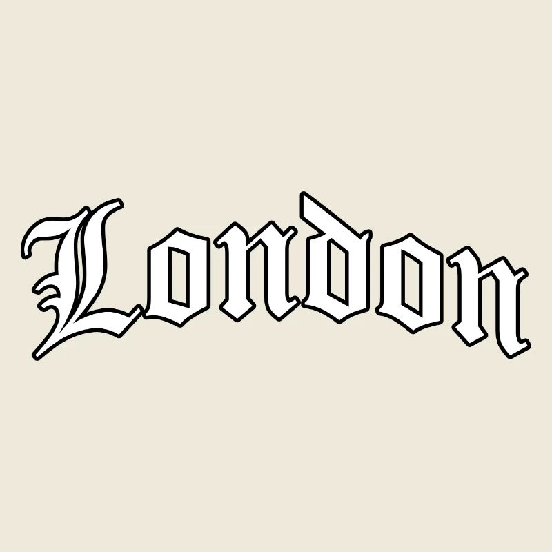Classic London University Style Logo