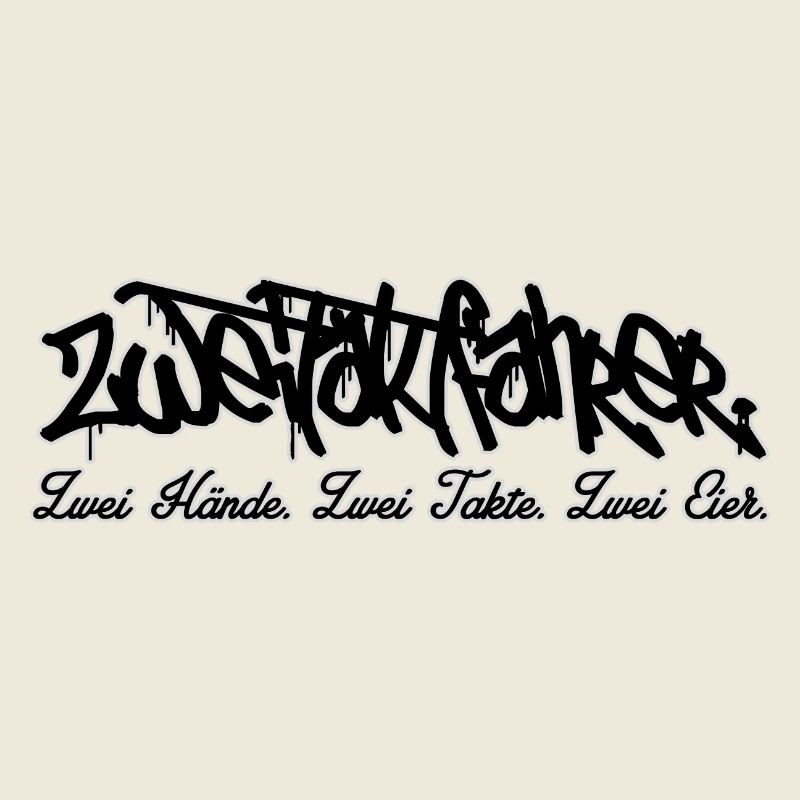 Two-stroke rider // lettering