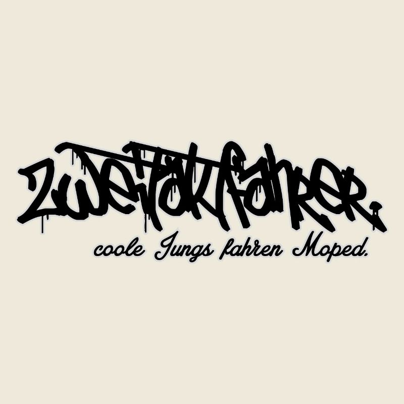 Zweitaktfahrer // Schriftzug