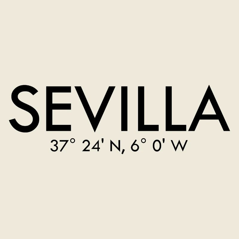 Sevilla - Spain - Coordinates Latitude Longitude
