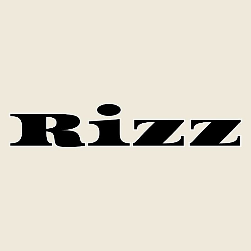 Modernes Rizz Black Design