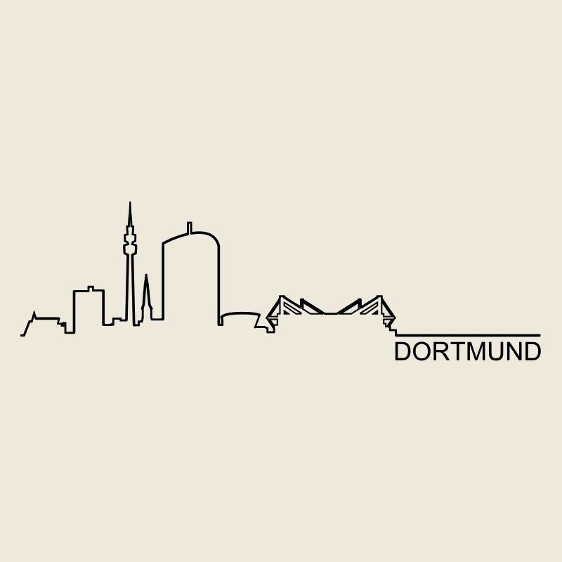 Skyline Dortmund Silhouette
