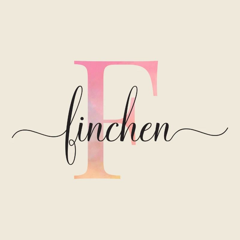 F| Monogram | Name | FinchenWatercolor