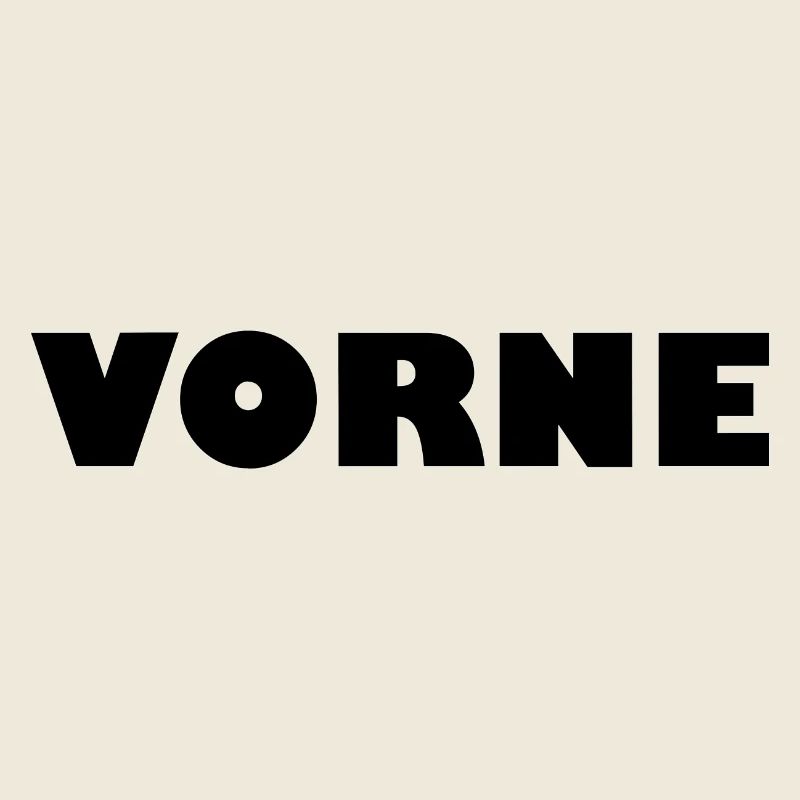 vorne