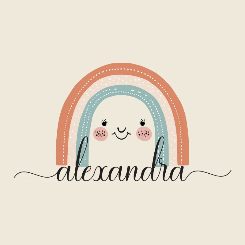 Alexandra! Regenbogen, personalisierbar